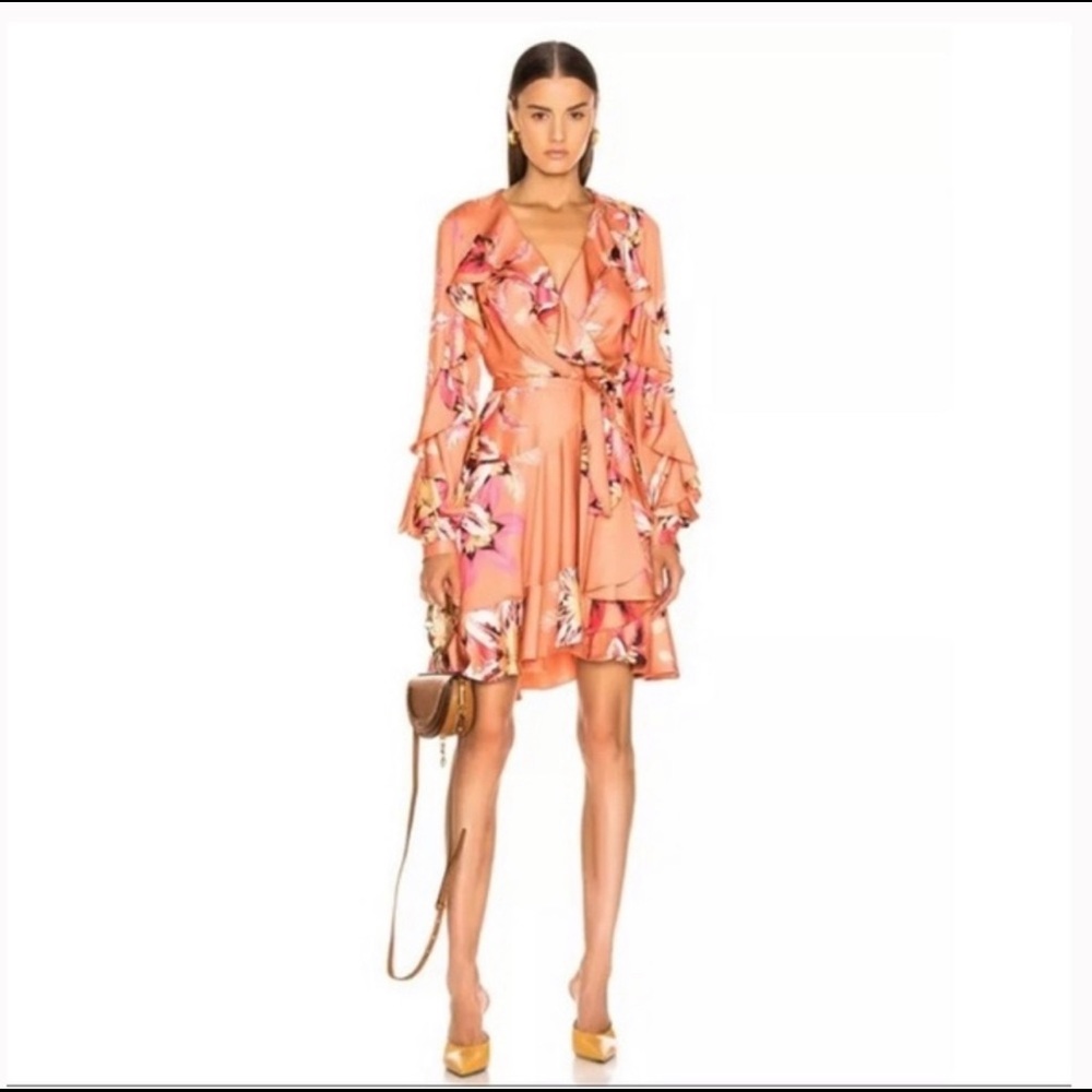 PatBo Floral Carmen Wrap Dress